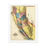 CaliforniaPanoramic Map Postcards
