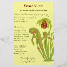 Californica de Darlingtonia, plante carnivore Prospectus Personnalisés