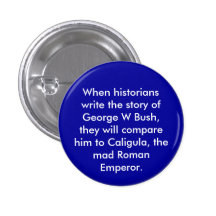 CALIGULA PINBACK BUTTON