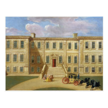 Calke Hall, Derbyshire, the Seat of Sir Henry Harp Postcard