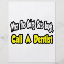 Call a Dentist Custom Flyer