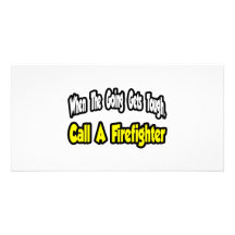 Call a Firefighter Photo Cards