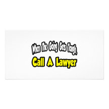 Call a Lawyer Picture Card