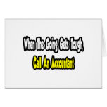 Call an Accountant Greeting Cards