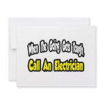 Call an Electrician invitations