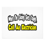 Call an Electrician Personalized Invite