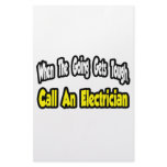 Call an Electrician stationery