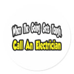 Call an Electrician stickers