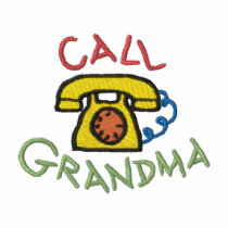Call Grandma embroidered shirts