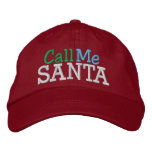 Call Me SANTA ... ; ) Cap by SRF Embroidered Baseball Caps
