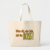 Call the Boss Canvas Bag