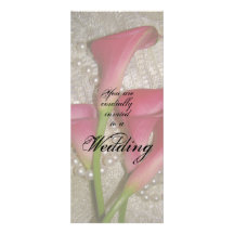 Calla Lilies Wedding Invitation