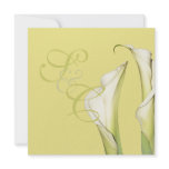 Calla lilies, wedding Invitations