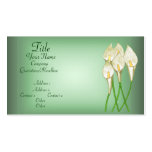 Calla Lilies (White) Business Card Template