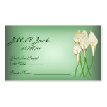 Calla Lilies (White) Seating Cards Business Cards