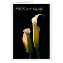 Calla Lilly Twins Greeting Cards
