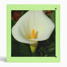 Calla Lily Binder
