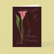 Calla Lily Birthday cards