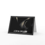 Calla Lily (Black White) Greeting Card Template