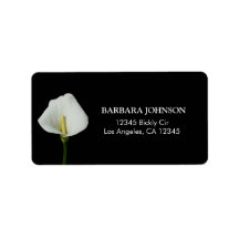 Calla Lily Custom Address Labels
