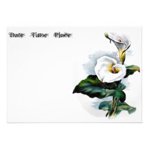 Calla Lily Custom Invite