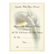 Calla Lily - Invitation