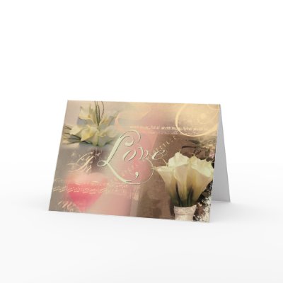 Calla lily love collage cards by aslentz