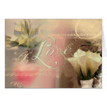 Calla lily love collage cards