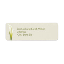 Calla Lily Return Address Labels