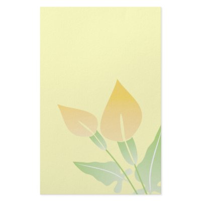 Calla Lily Stationery-Floral by zazzleproducts1