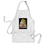 Calla lily wedding cake aprons