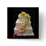 Calla lily wedding cake button