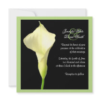 Calla Lily Wedding Invitation