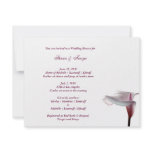 Calla Lily Wedding Shower Invitation
