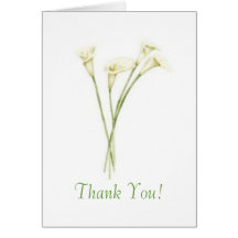 Calla Thank You! Card