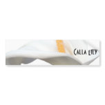 Calla  White Gold Bumper Sticker