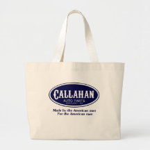 Callahan Auto Parts Logo Canvas Bags