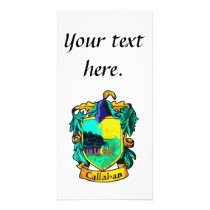 Callahan Family Crest (cutout) Photo Greeting Card