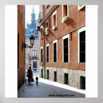 Calle de El Codo, Madrid Poster