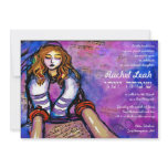 Called to the Torah Bat Mitzvah Invitation hebrew