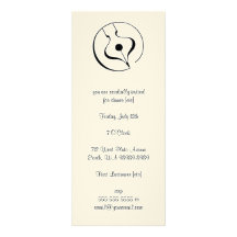 Calligraphic Fountain Pen Personalized Announcement