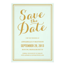 Calligraphy Save the Date Announcement