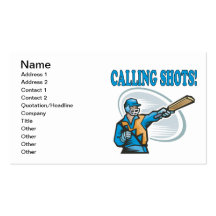 Calling Shots Business Cards