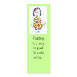"Calm" Bookmark Business Card Template