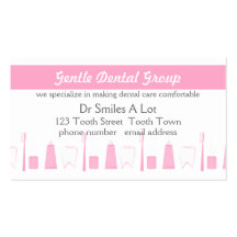 Calm Dental Care Business Card Template