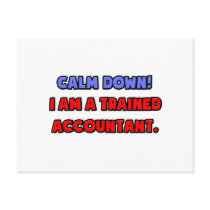 Calm Down .. I am a Trained Accountant