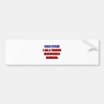 Calm Down .. I am a Trained Electronics Engineer Bumper Stickers
