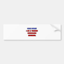 Calm Down .. I am a Trained Petroleum Engineer Bumper Sticker