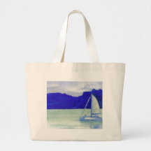 Calm Easy Sailing  CricketDiane Ocean Art Canvas Bags