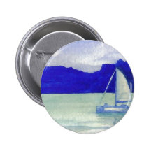 Calm Easy Sailing  CricketDiane Ocean Art Buttons